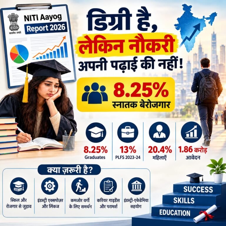 डिग्री है, लेकिन नौकरी अपनी पढ़ाई की नहीं: भारत के युवाओं के सामने क्यों बढ़ रही है स्किल और रोजगार की दूरी