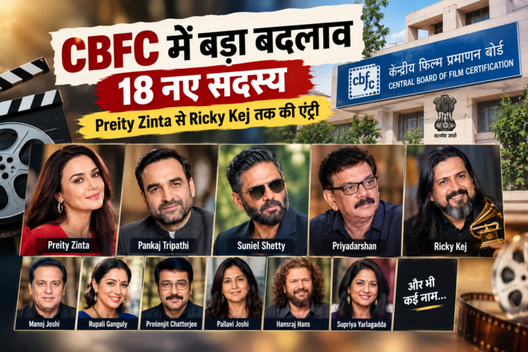CBFC New Board: सेंसर बोर्ड में बड़ा बदलाव, 18 नए सदस्य शामिल; Preity Zinta, Pankaj Tripathi और Grammy Winner Ricky Kej को मिली जिम्मेदारी