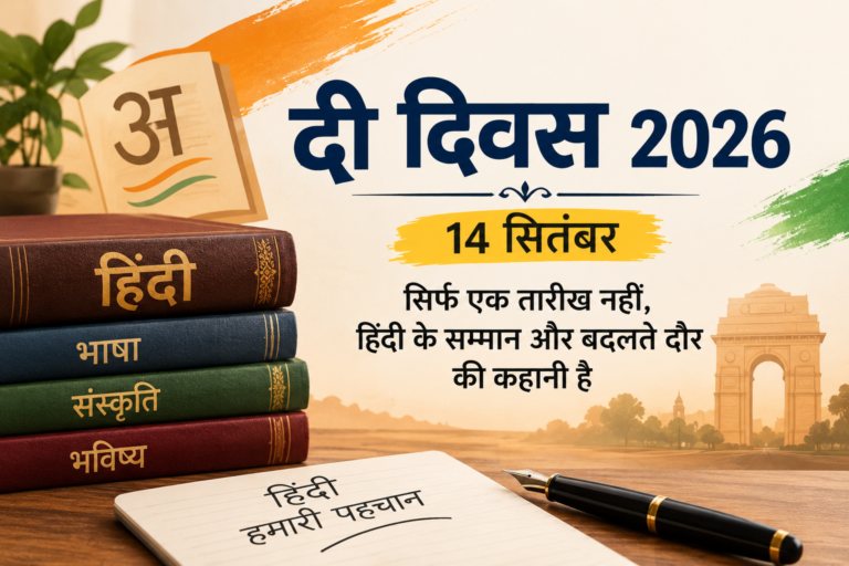 हिंदी दिवस 2026: 14 सितंबर सिर्फ एक तारीख नहीं, हिंदी के सम्मान और बदलते दौर की कहानी है