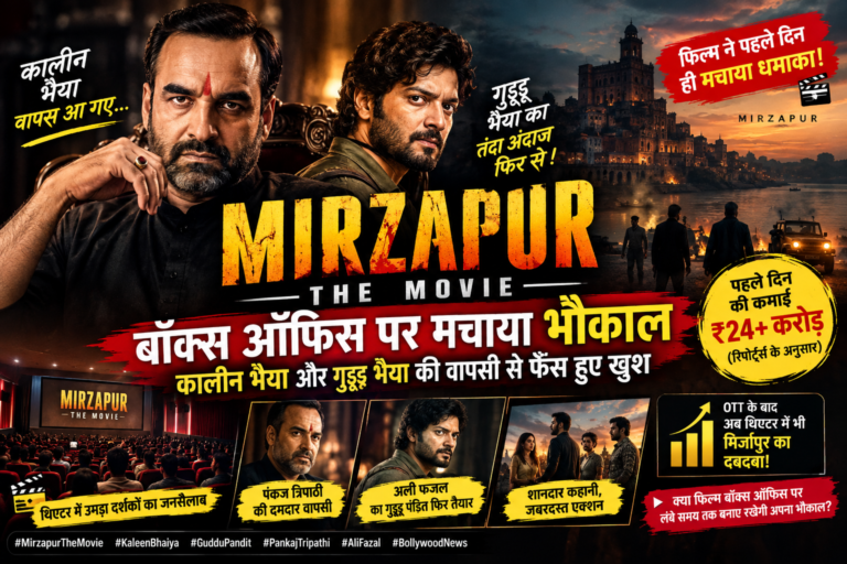 Mirzapur The Movie ने बॉक्स ऑफिस पर मचाया भौकाल, कालीन भैया और गुड्डू भैया की वापसी से फैंस हुए खुश