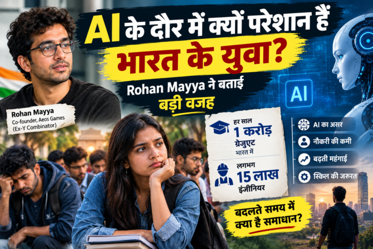 AI के दौर में क्यों परेशान हैं भारत के युवा? रोहन मय्या ने बताई बदलती नौकरी की असली तस्वीर